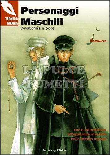 TECNICA MANGA - PERSONAGGI MASCHILI - ANATOMIA E POSE